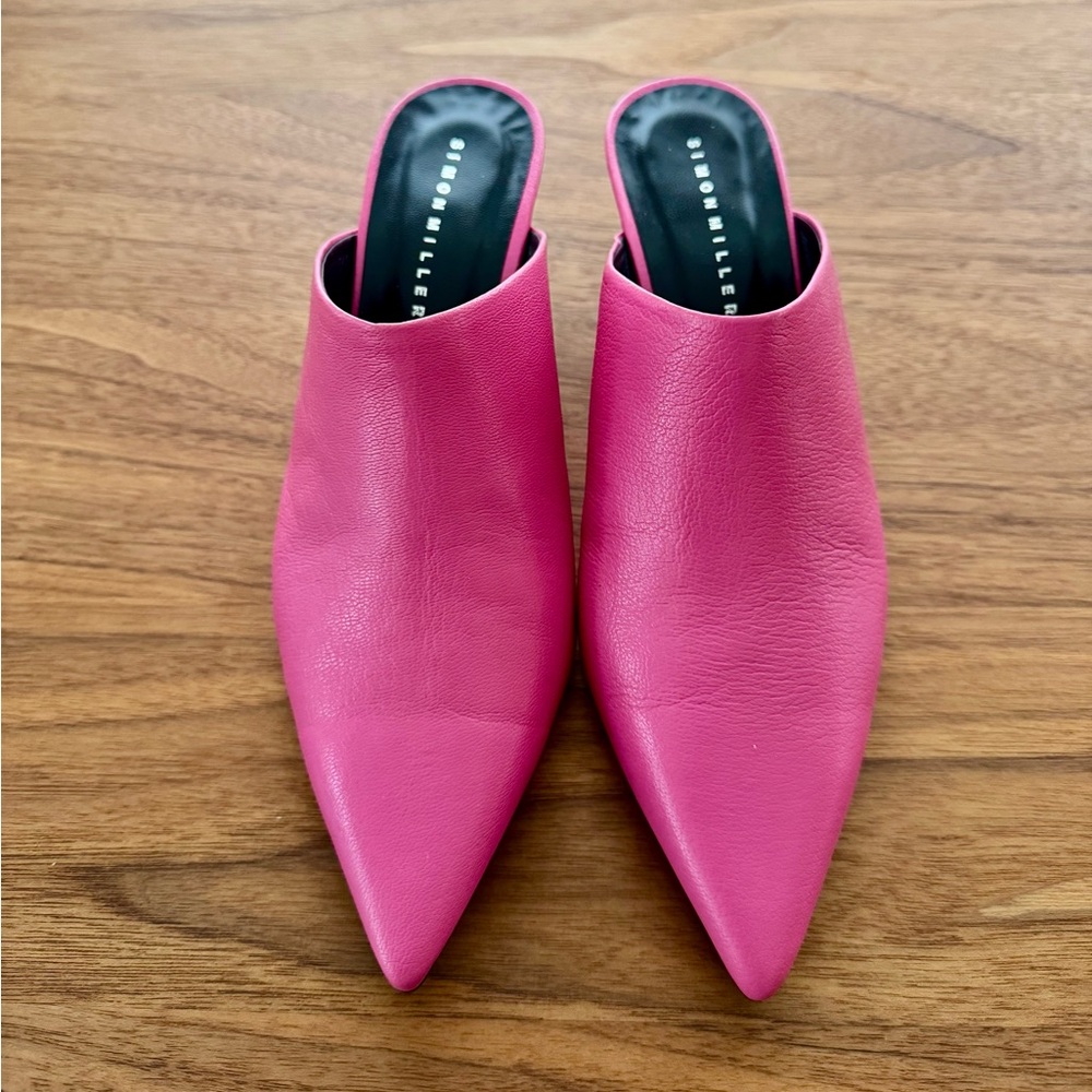 Simon Miller Pink Leather Mules